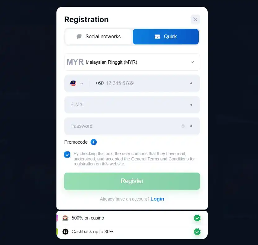 Lucky Star registration